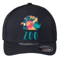 Columbus Zoo Funny Zookeeper Flexfit Unipanel Trucker Cap