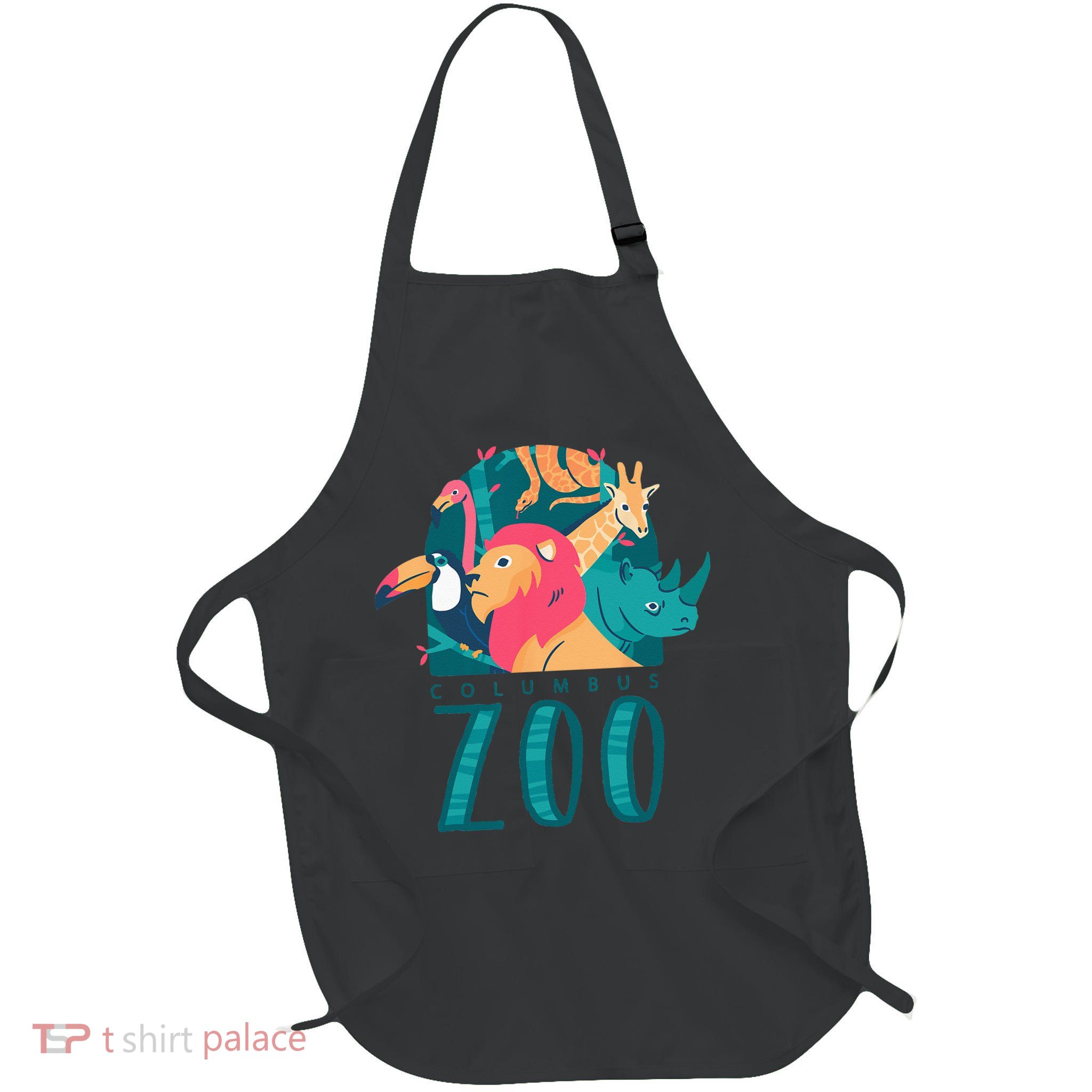 Columbus Zoo Funny Zookeeper Full-Length Apron With Pockets