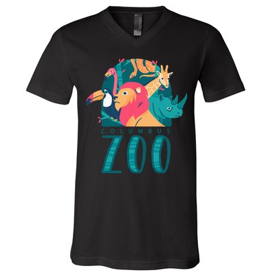 Columbus Zoo Funny Zookeeper V-Neck T-Shirt