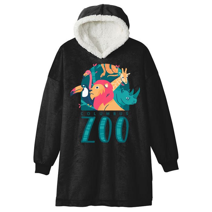 Columbus Zoo Funny Zookeeper Hooded Wearable Blanket
