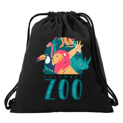 Columbus Zoo Funny Zookeeper Drawstring Bag