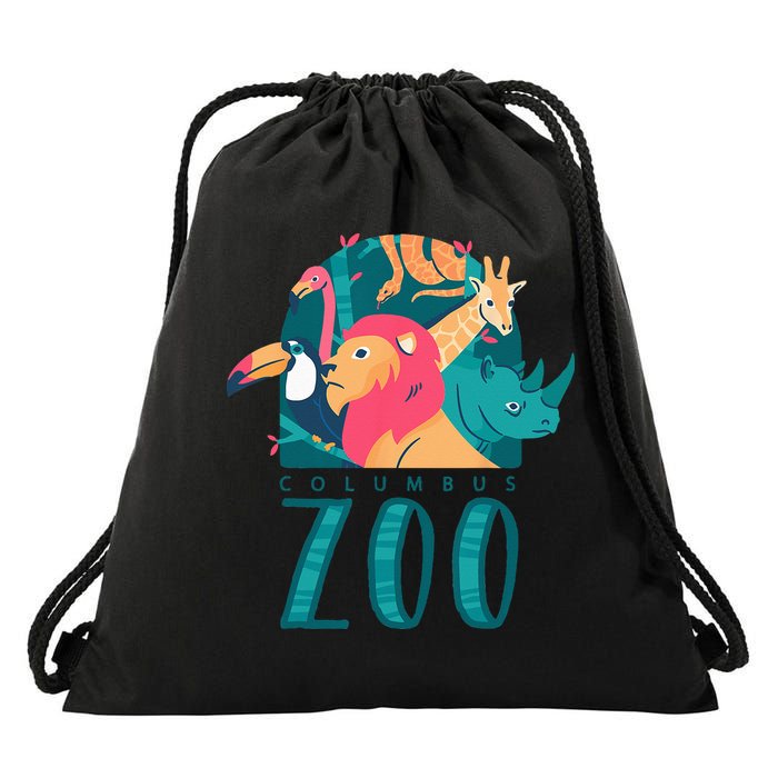 Columbus Zoo Funny Zookeeper Drawstring Bag