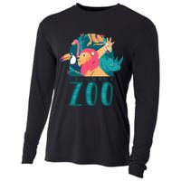Columbus Zoo Funny Zookeeper Cooling Performance Long Sleeve Crew
