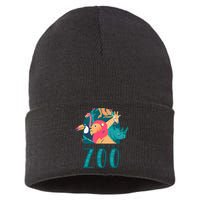 Columbus Zoo Funny Zookeeper Sustainable Knit Beanie