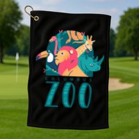 Columbus Zoo Funny Zookeeper Golf Towel