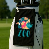 Columbus Zoo Funny Zookeeper Golf Towel