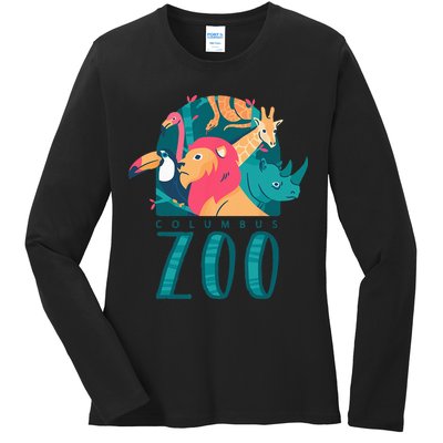 Columbus Zoo Funny Zookeeper Ladies Long Sleeve Shirt