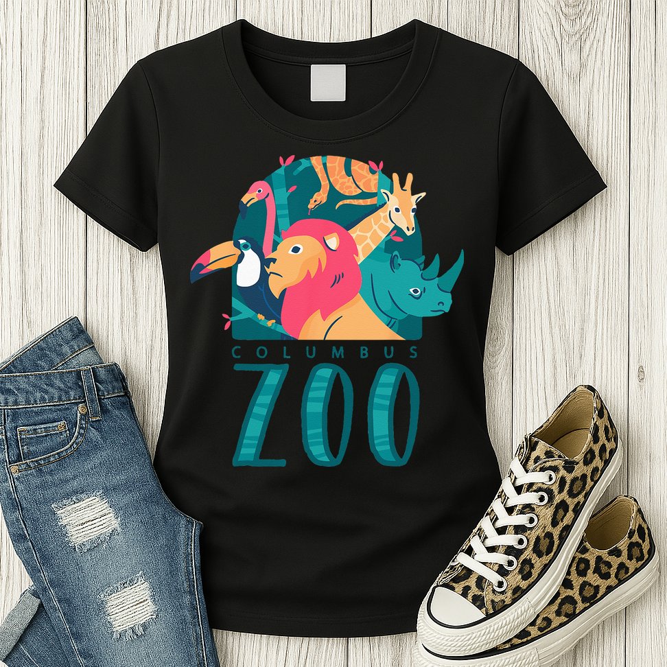 Columbus Zoo Funny Zookeeper Womens T-Shirt