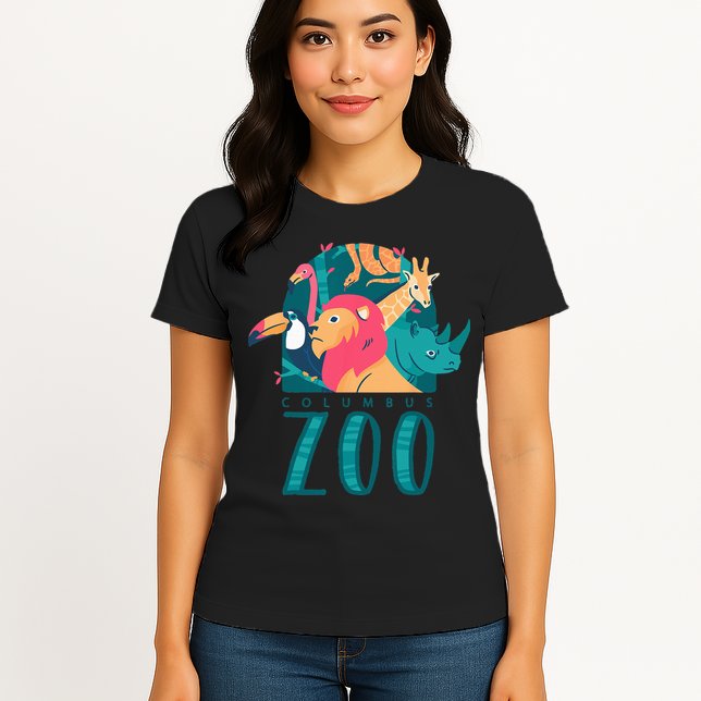 Columbus Zoo Funny Zookeeper Womens T-Shirt