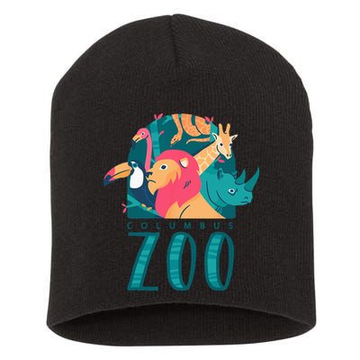 Columbus Zoo Funny Zookeeper Short Acrylic Beanie