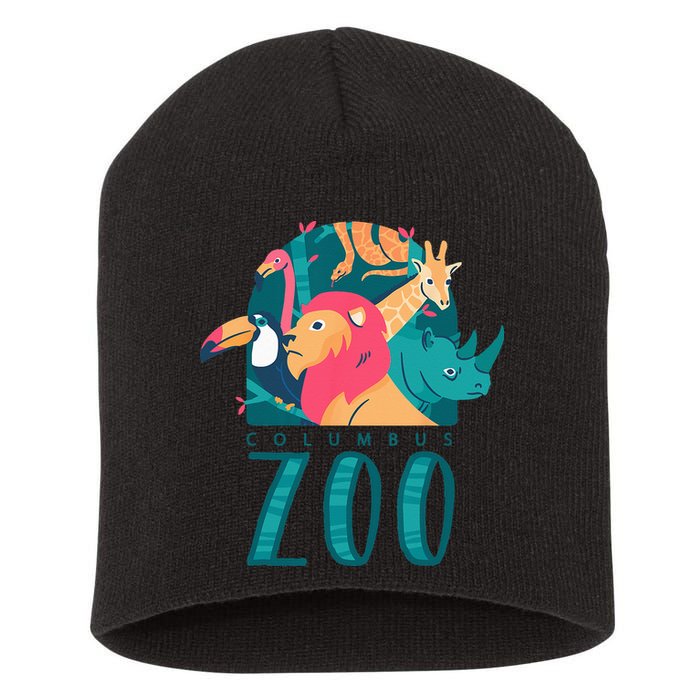 Columbus Zoo Funny Zookeeper Short Acrylic Beanie