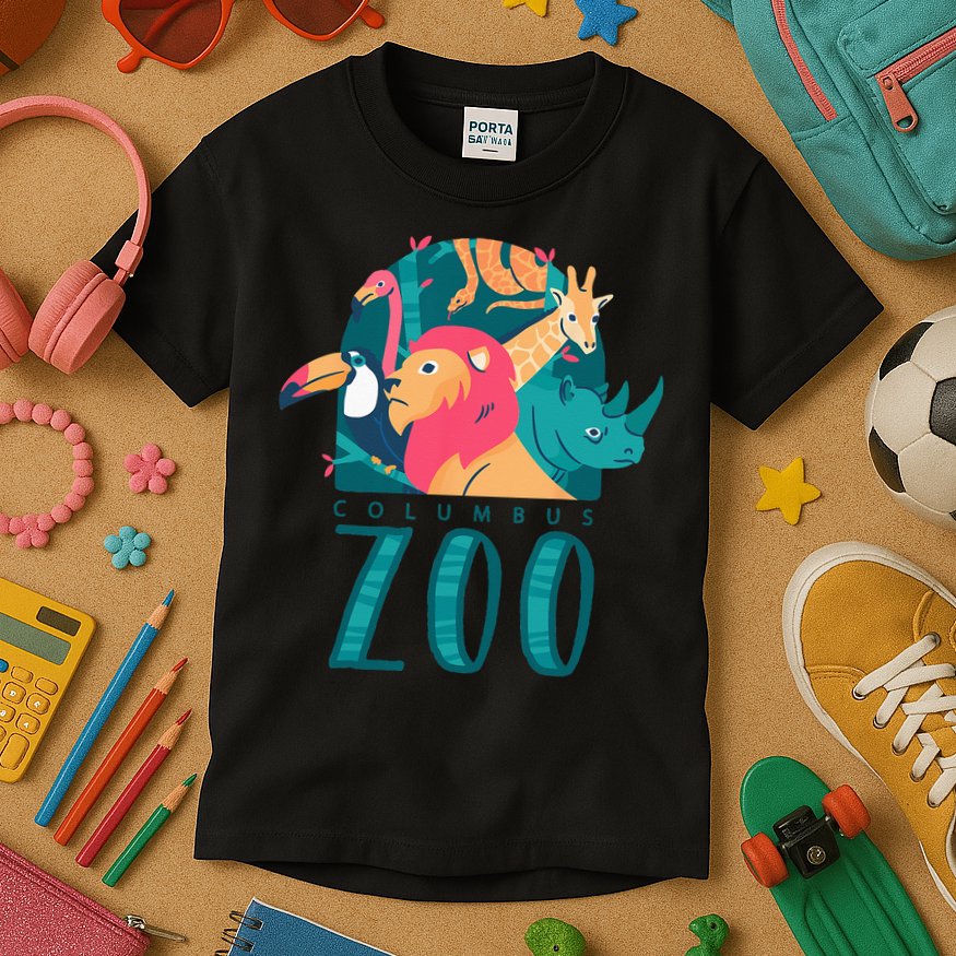 Columbus Zoo Funny Zookeeper Kids T-Shirt