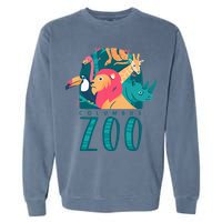Columbus Zoo Funny Zookeeper Garment-Dyed Sweatshirt