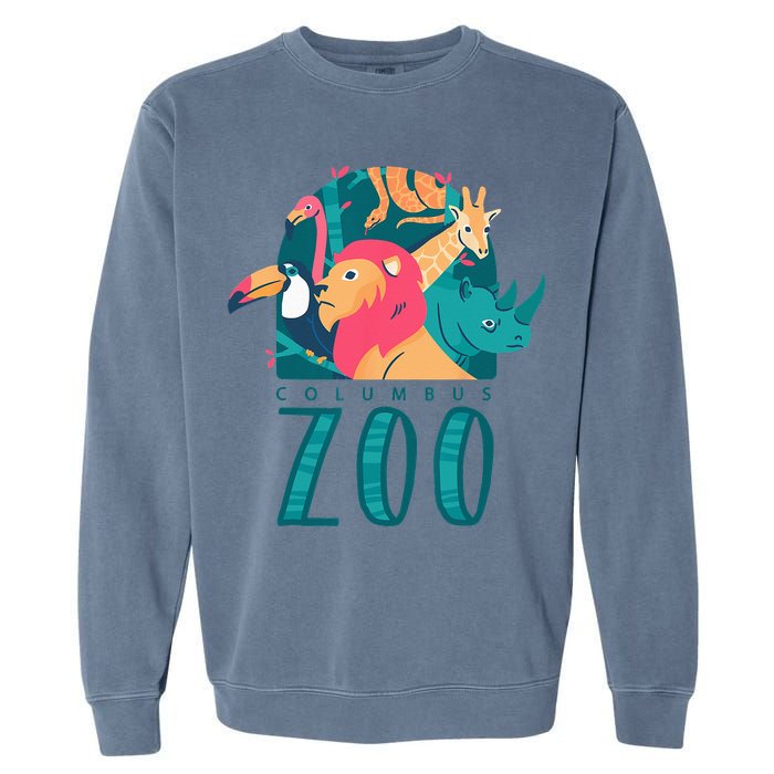Columbus Zoo Funny Zookeeper Garment-Dyed Sweatshirt