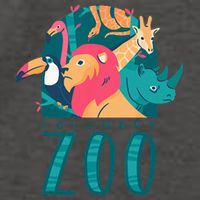 Columbus Zoo Funny Zookeeper Vector Backpack