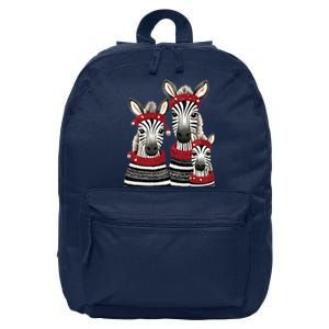 Christmas Zebra Family Matching Outfit 16 in Basic Backpack