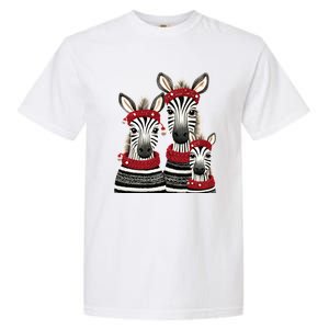 Christmas Zebra Family Matching Outfit Garment-Dyed Heavyweight T-Shirt