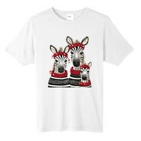 Christmas Zebra Family Matching Outfit Tall Fusion ChromaSoft Performance T-Shirt