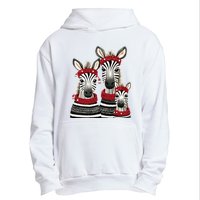 Christmas Zebra Family Matching Outfit Urban Pullover Hoodie