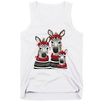 Christmas Zebra Family Matching Outfit Tank Top