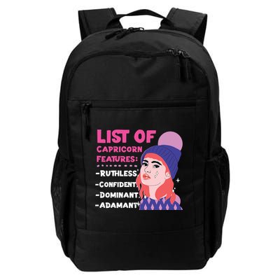 Capricorn Zodiac: List Of Capricorn Features Gift Backpack