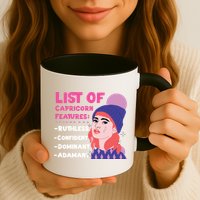 Capricorn Zodiac: List Of Capricorn Features Gift Mug