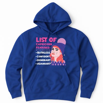 Capricorn Zodiac: List Of Capricorn Features Gift Hoodie