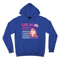 Capricorn Zodiac: List Of Capricorn Features Gift Hoodie