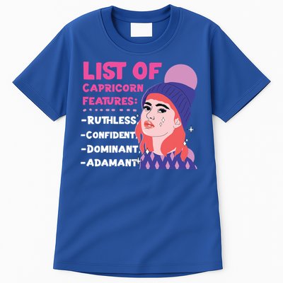 Capricorn Zodiac: List Of Capricorn Features Gift Tall T-Shirt