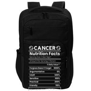 Cancer Zodiac Nutrition Facts Impact Tech Backpack