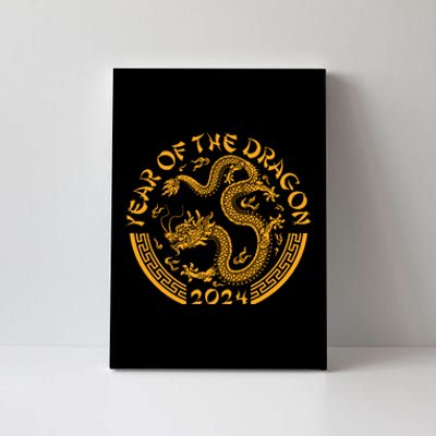 Chinese Zodiac New Year Of The Dragon Lunar 2024 Canvas