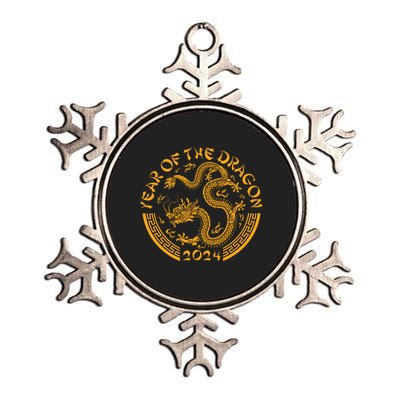 Chinese Zodiac New Year Of The Dragon Lunar 2024 Metallic Star Ornament