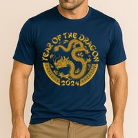 Chinese Zodiac New Year Of The Dragon Lunar 2024 Cooling Performance Crew T-Shirt