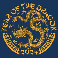 Chinese Zodiac New Year Of The Dragon Lunar 2024 7-Panel Snapback Hat
