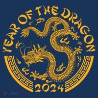 Chinese Zodiac New Year Of The Dragon Lunar 2024 Baby Bodysuit