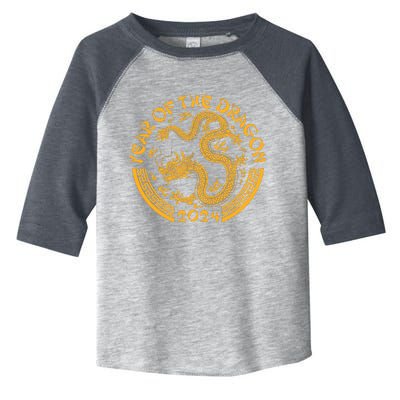 Chinese Zodiac New Year Of The Dragon Lunar 2024 Toddler Fine Jersey T-Shirt