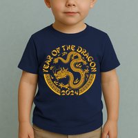 Chinese Zodiac New Year Of The Dragon Lunar 2024 Toddler T-Shirt