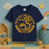 Chinese Zodiac New Year Of The Dragon Lunar 2024 Toddler T-Shirt