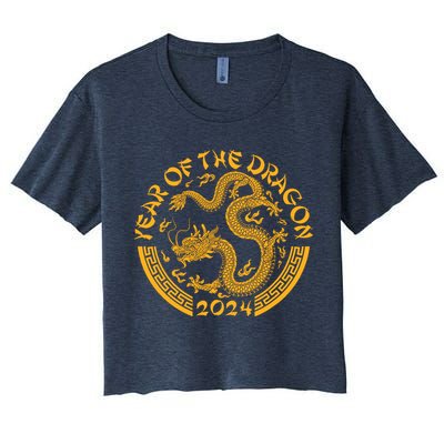 Chinese Zodiac New Year Of The Dragon Lunar 2024 Crop Top