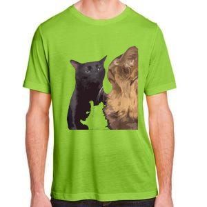 Cat Zoning Out Meme Popular Internet Meme Adult ChromaSoft Performance T-Shirt