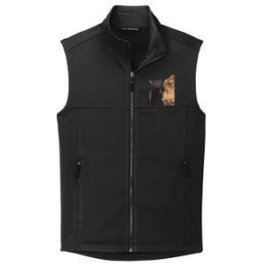 Cat Zoning Out Meme Popular Internet Meme Collective Smooth Fleece Vest