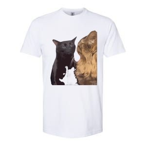 Cat Zoning Out Meme Popular Internet Meme Softstyle CVC T-Shirt