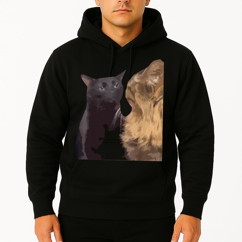 Cat Zoning Out Meme Popular Internet Meme Hoodie