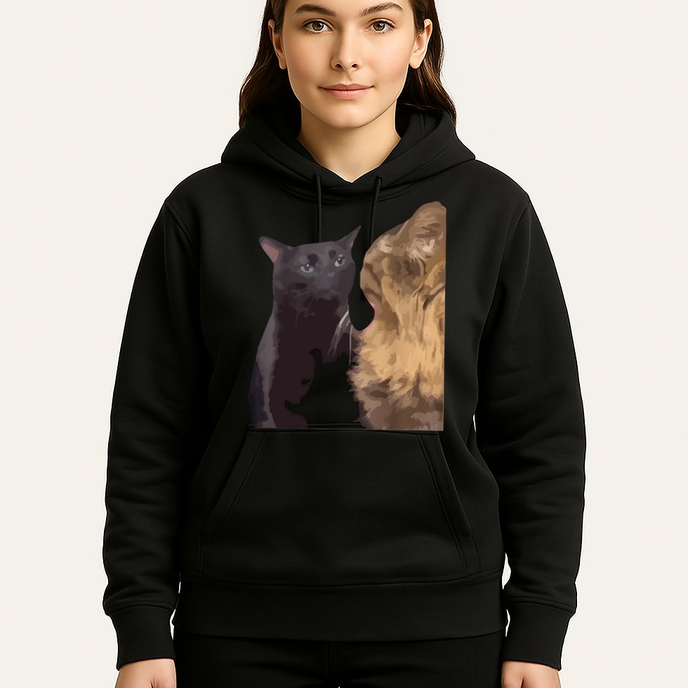 Cat Zoning Out Meme Popular Internet Meme Hoodie