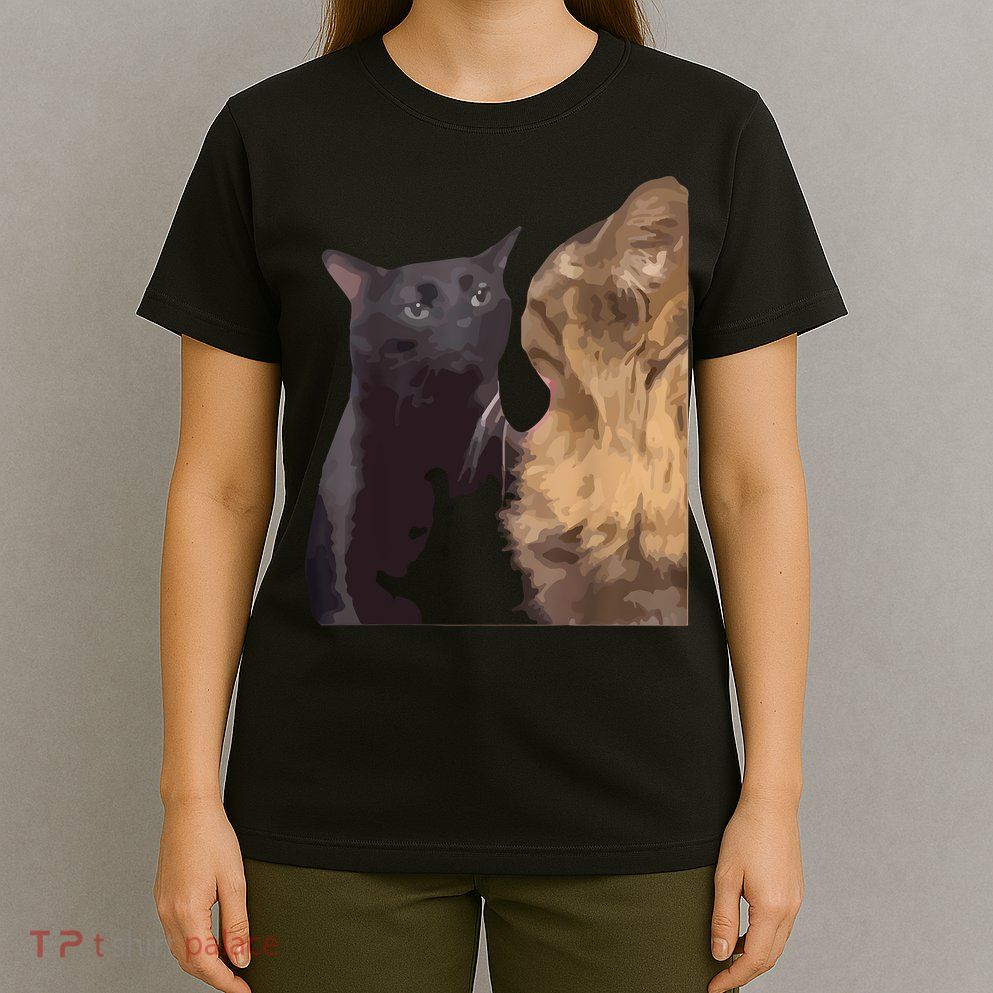 Cat Zoning Out Meme Popular Internet Meme T-Shirt