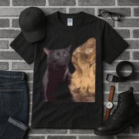 Cat Zoning Out Meme Popular Internet Meme Tall T-Shirt