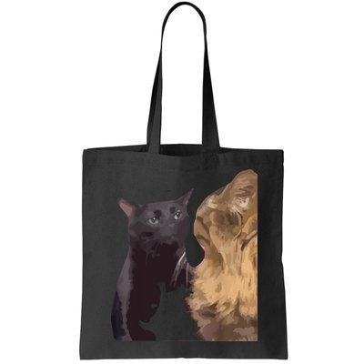 Cat Zoning Out Meme Popular Internet Meme Bag