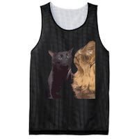 Cat Zoning Out Meme Popular Internet Meme Mesh Reversible Basketball Jersey Tank