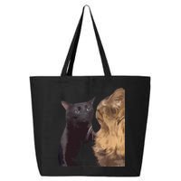 Cat Zoning Out Meme Popular Internet Meme 25L Jumbo Tote