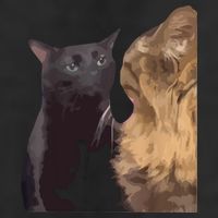 Cat Zoning Out Meme Popular Internet Meme 25L Jumbo Tote